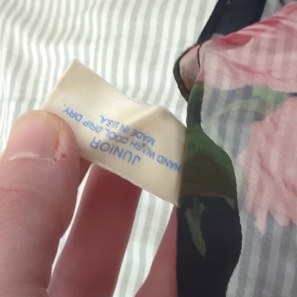 90sVINTAGE Pink Rose Ballet Wrap Skirt - Picture 4 of 7